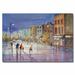 Trademark Fine Art 'Summer Showers in Green Bay' by Ryan Radke Framed Painting Print on Wrapped Canvas in White | 30 H x 47 W x 2 D in | Wayfair