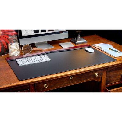 Dacasso Top-Rail Desk Pad Leather in Red | 0.25 H x 34 W x 20 D in | Wayfair P7021