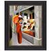 Vault W Artwork The Milliners, 1912 by Raffaello Sanzio Framed Painting Print Canvas in Gray/Orange/Red | 14.75 H x 13.25 W x 1 D in | Wayfair
