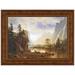 Vault W Artwork Yosemite Valley, 1863 by Albert Bierstadt - Picture Frame Print on Canvas in Brown/Indigo | 22.25 H x 28.25 W x 1 D in | Wayfair