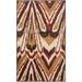 Brown/White 96 x 0.3 in Area Rug - Dakota Fields Adelis Brown/Tan Area Rug Polyester/Cotton | 96 W x 0.3 D in | Wayfair