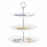 Lenox Butterfly Meadow Tiered Stand Porcelain China in White | 13.5 H x 11 W in | Wayfair 825847