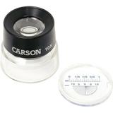 Carson LumiLoupeâ„¢ 10x Power 1 Dual Lens Stand Magnifier with Snap-On Reticle