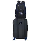 MOJO Navy Tennessee Titans 2-Piece Backpack & Carry-On Luggage Set
