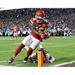 Damien Williams Kansas City Chiefs Unsigned Super Bowl LIV Touchdown Photograph