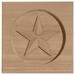 Ekena Millwork Austin Star Rosette Wood in Brown | 6" H x 6" W x 1" D | Wayfair ROS06X06AURW