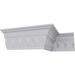 Ekena Millwork 4 3/8"H x 2 7/8"P x 5 1/4"F x 94 1/2"L, (2" Repeat) Heaton Crown Moulding Urethane | 4.38 H x 96 W x 2.8752 D in | Wayfair