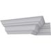 Ekena Millwork 3 7/8"H x 3 7/8"P x 5 1/2"F x 94 1/2"L Dublin Traditional Smooth Crown Moulding Urethane | 3.88 H x 94.5 W x 3.8752 D in | Wayfair