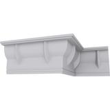 Ekena Millwork 4 3/4"H x 2 3/8"P x 5 1/4"F x 94 1/2"L Deco Crown Moulding Urethane | 4.75 H x 94.5 W x 2.3752 D in | Wayfair MLD05X02X05DC