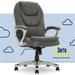 Serta at Home Serta Amplify Executive Office Chair w/ Padded Arms & Lumbar Support, Faux & Mesh Upholstered in Blue/Black | Wayfair 43673B