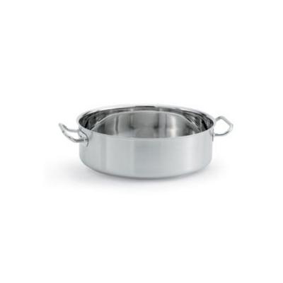 Vollrath 12-qt Casserole Brazier Pan, Stainless with Aluminum Clad Bottom