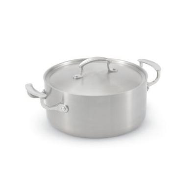 Vollrath Miramar Casserole with Cover, Stainless, 5 qt, 6-1/4 in H