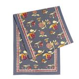 Couleur Nature Pansy Table Runner Cotton in Gray | 72 W x 16 D in | Wayfair 30-13-66