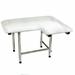 CSI Bathware Left Hand Padded Shower Seat, Stainless Steel | 28 H x 21 W x 21 D in | Wayfair SEA-SD2821-LH-PA