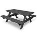 POLYWOOD® Park 72" Outdoor Picnic Table in Gray | Wayfair PT172GY