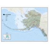 National Geographic Maps Alaska State Wall Map in Blue | 30 H x 41 W x 0.25 D in | Wayfair RE01020588