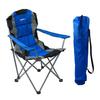GigaTent Cosat Lightweight Portable Camping Chair Metal in Gray/Blue | 56 H x 21.5 W x 15 D in | Wayfair CC 004