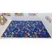 Blue/Green 48 x 0.25 in Area Rug - Kid Carpet I Know my ABCs Childrens Rug Nylon | 48 W x 0.25 D in | Wayfair FE767-22A