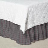 Patch Magic Plaid Cotton 18" Bed Skirt Cotton in Red/Blue/Yellow | 80 W x 76 D in | Wayfair DRKW156A