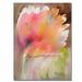 Trademark Fine Art 'Bloom' by Sheila Golden Framed Painting Print on Wrapped Canvas in Brown/Pink | 24 H x 18 W x 2 D in | Wayfair SG0149-C1824GG