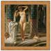 Vault W Artwork Diadumene, 1884 by Sir Edward John Poynter Framed Painting Print Canvas in Green/White | 16.5 H x 16.5 W x 1 D in | Wayfair P02301