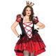 Leg Avenue 86166X Fairytales Kostüm, Unisex – Erwachsene, Black & red, XL