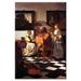 Buyenlarge 'Musical Trio' by Johannes Vermeer Painting Print on Wrapped Canvas in White | 36 H x 24 W x 1.5 D in | Wayfair 26339-3C2436