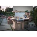 Bull Outdoor Products Free Standing Bar Center, Stainless Steel in Gray | 10.75 H x 30 W x 28.4 D in | Wayfair 97623