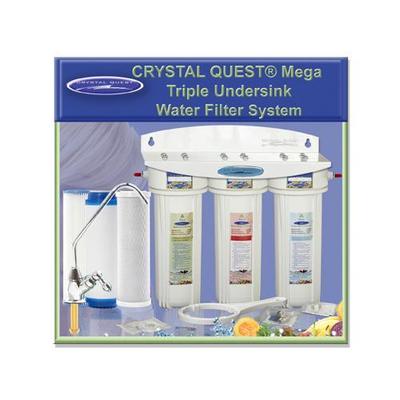 Crystal Quest 8 Stage Triple Under Sink Water Filter