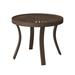 Tropitone La'Stratta Metal Outdoor Coffee Table Metal in Brown | 16 H x 20 W x 20 D in | Wayfair 9382SL_GRE