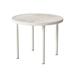 Tropitone La'Stratta Metal Outdoor Coffee Table Metal in White | 16 H x 20.38 W x 20.38 D in | Wayfair 8082SL_PMT