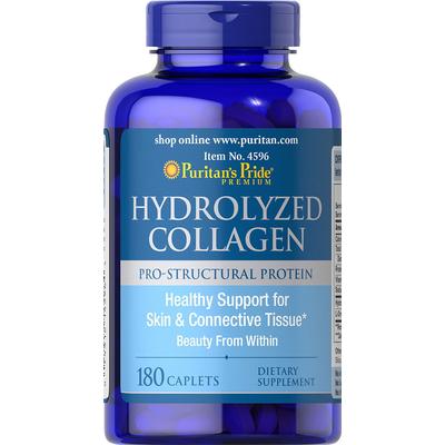 Puritan's Pride 3 Pack of Hydrolyzed Collagen 1000 mg-180-Tablets