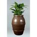 Allied Molded Products Reflection Composite Pot Planter Composite in Black | 20 H x 12 W x 12 D in | Wayfair 1LEL-1220-PD-19