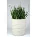Allied Molded Products Wave Composite Pot Planter Composite in Brown | 26 H x 25 W x 25 D in | Wayfair 1W-2526-DC-11