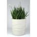 Allied Molded Products Wave Composite Pot Planter Composite in Black | 26 H x 25 W x 25 D in | Wayfair 1W-2526-PD-DC