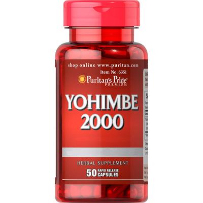 Puritan's Pride 2 Pack of Yohimbe 2000 mg-50-Capsules