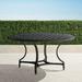 Grayson 60" Round Dining Table in Black Finish - Frontgate