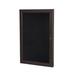 Ghent Enclosed Cabinet Bulletin Board Metal in White | 36 H x 2.25 D in | Wayfair PB13636TR-BK