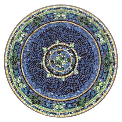 KNF Lake Como Mosaic Table Collection - Round High Bistro Table, Espresso, 30" dia. - Frontgate