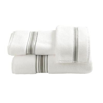 Amelie Bath Towel Collection - Gray, Set/2 Washcloths - Ballard Designs