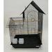 YML Villa Top Small Bird Cage w/ 2 Feeder Doors Steel in Black | 29 H x 16 W x 20 D in | Wayfair 1944BLK