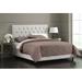 Skyline Furniture Standard Bed Upholstered/Metal in Black | 51 H x 56 W x 78 D in | Wayfair 541BEDPRMWHT