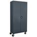 Sandusky Cabinets Transport Mobile Steel in Black | 78 H x 36 W x 24 D in | Wayfair TAWR362472-09