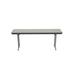 Rectangular Folding Table Metal in Black/Brown AmTab Manufacturing Corporation | 29" H x 84" W x 18" D | Wayfair TT187DP