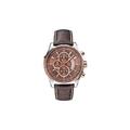 Guess Mens Chronograph Quartz Watch with Leather Strap X81002G4S