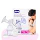 Chicco Breast Pump with Silicone Cup and Ergonomic Handle Manual with Silicone Cup and Ergonomic Handle Transparent, White Colour