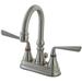 Kingston Brass Silver Sage Centerset Bathroom Faucet w/ Drain Assembly, Ceramic in Gray | 9.13 H in | Wayfair KS2618ZL