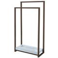 Kingston Brass Edenscape Free Standing Towel Stand Metal in Brown | 33.63 H x 7.81 D in | Wayfair SCC8265