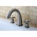 Kingston Brass Millennium Double Handle Deck Mounted Roman Tub Faucet, Ceramic in Gray | Wayfair KS2368ZX