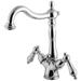 Kingston Brass Heritage Mono Deck Bathroom Faucet w/ Brass Pop-Up Drain in Gray | 10.75 H in | Wayfair KS1431AL